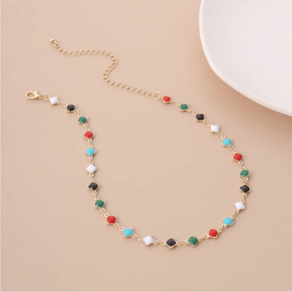 Colorful Gemstone Necklace - Picture 3 of 5